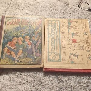 Antique StampKraft Hardcover Childrens Book 1916, 1918 CHILDREN'S Favorite Tales